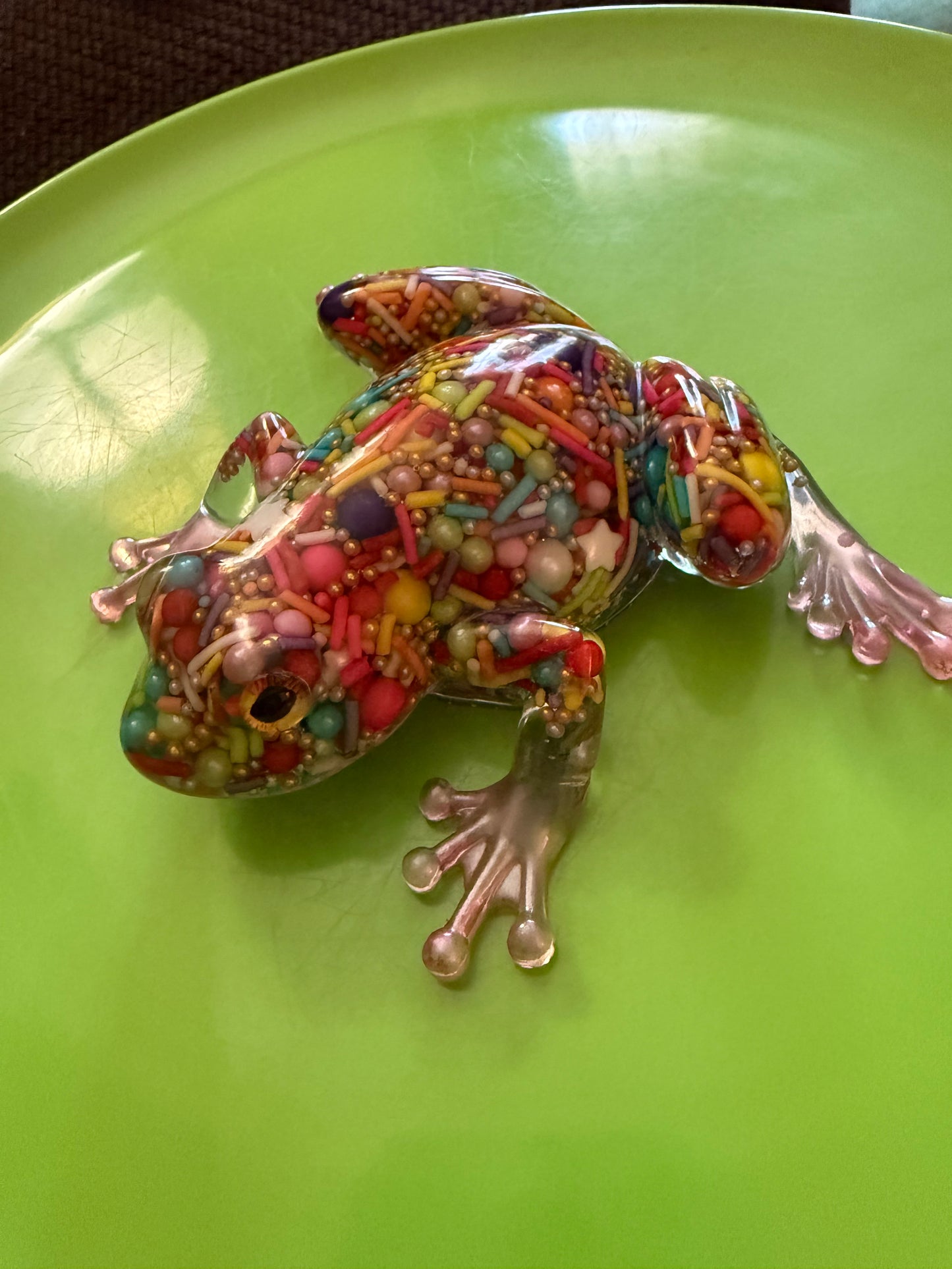 Resin Art Frog