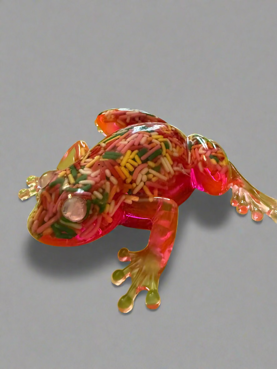 Resin Art Frog