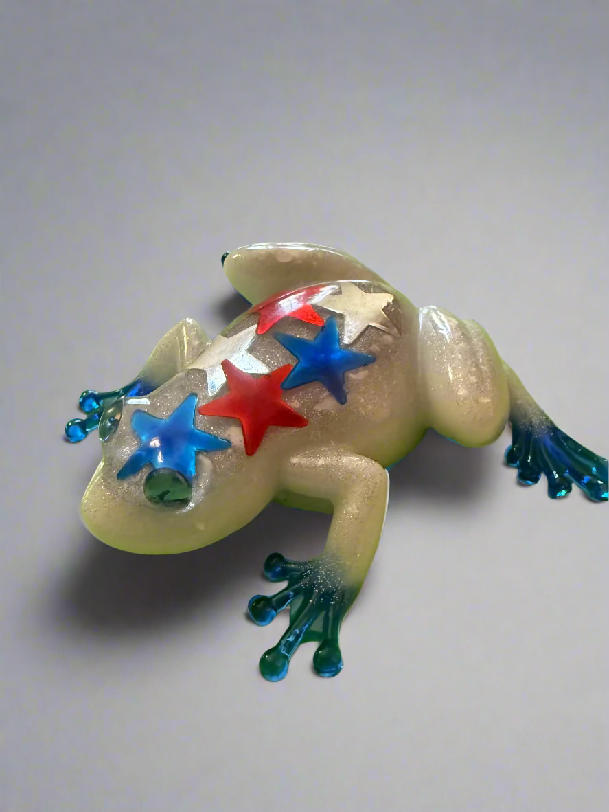 Resin Art Frog