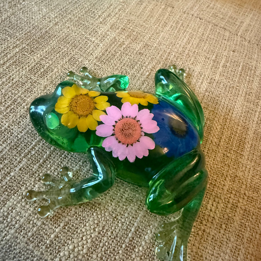 Resin Art Frog